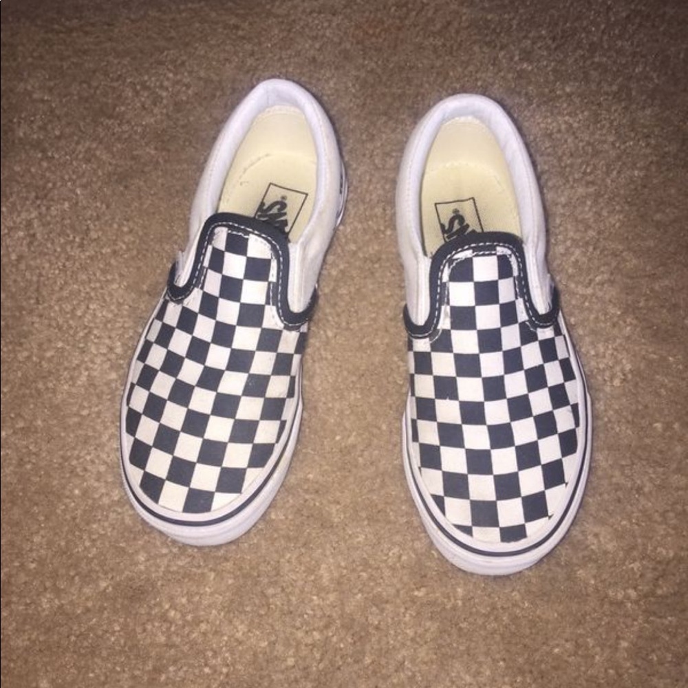 Vans black and white for tolders